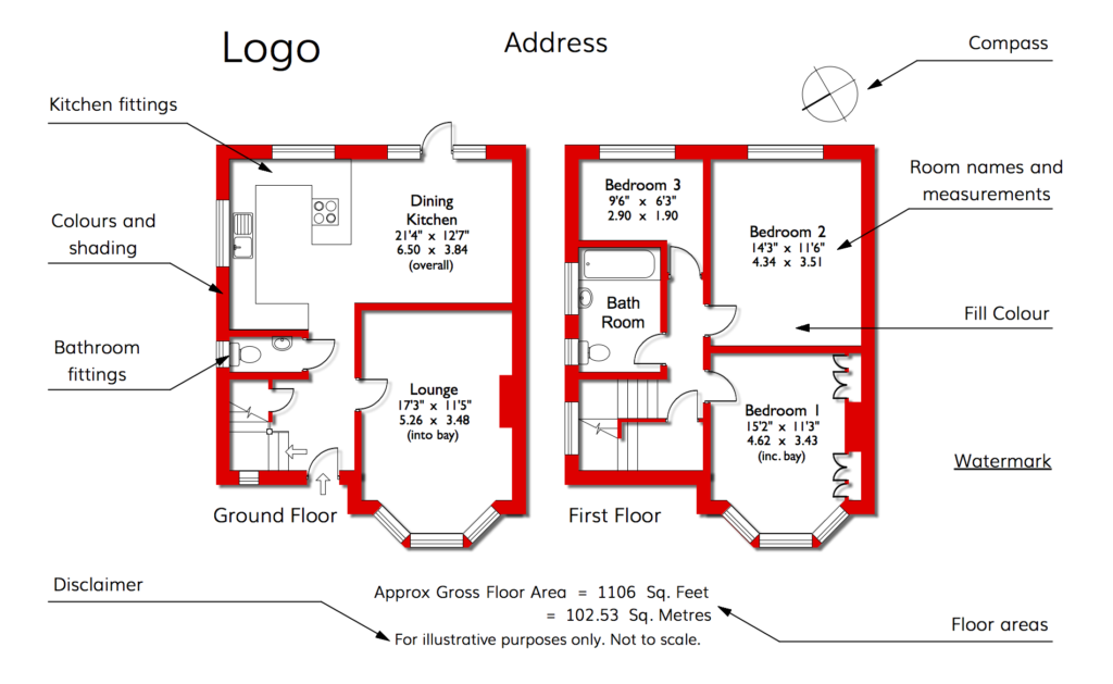 Floor plans customization