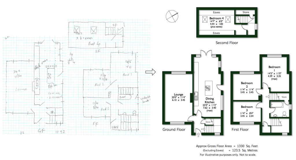 sketch to floorplan 1