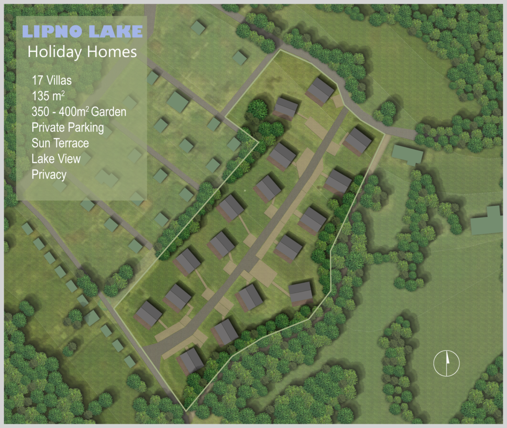 Site plan - holiday homes